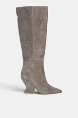 BOTA TACÓN ESCULTURAL GREY CALA