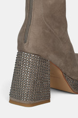 BOTÍN PEDRERÍA TAUPE ROSELIA