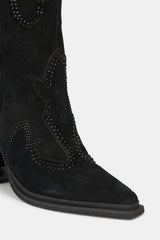 BOTA BORDADO BLACK EMELINA