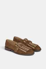 MOCASÍN TRENZADO BROWN MABEL