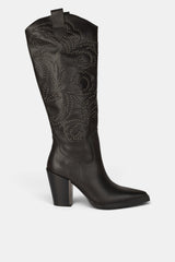 BOTA BORDADOS BLACK TESSA