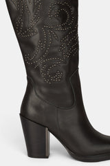 BOTA BORDADOS BLACK TESSA