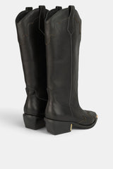 BOTA COWBOY BLACK OLGA