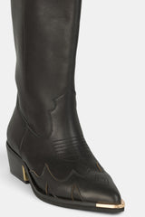 BOTA COWBOY BLACK OLGA