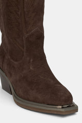 BOTA BORDADOS COFFEE CLEO