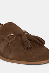 MOCASÍN BORLA CAMEL NOELLE