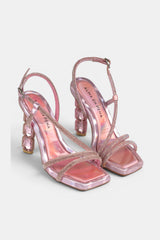 SANDALIA ALTA PINK CECILIA