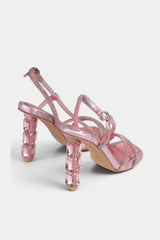 SANDALIA ALTA PINK CECILIA