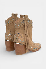 BOTÍN COWBOY FLECOS LAURA