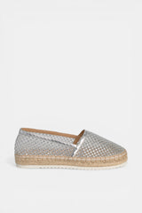 ALPARGATA PLANA SILVER LISA