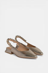 ZAPATO PEDRERÍA BRONCE MINA