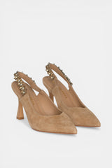 ZAPATO TACÓN PEDRERÍA SAND SULTANA