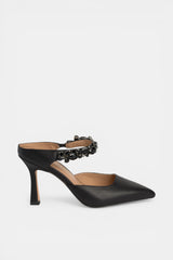 ZAPATO TACÓN PIEDRAS BLACK SADE