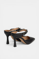 ZAPATO TACÓN PIEDRAS BLACK SADE