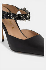 ZAPATO TACÓN PIEDRAS BLACK SADE