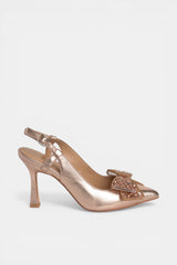 ZAPATO TACÓN LAZO ROSE LOREA