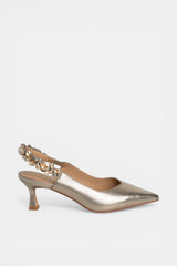 ZAPATO TACÓN BRONCE LIA