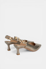 ZAPATO TACÓN BRONCE LIA