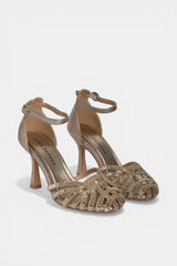 SANDALIA TIRAS BRONCE LIORA