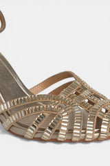 SANDALIA TIRAS BRONCE LIORA