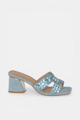 SANDALIA MULE PEDRERÍA LINA