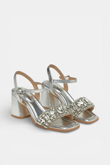 SANDALIA TIRA ANCHA PEDRERÍA LULA