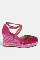 SANDALIA CUÑA FUXIA CLAUDIA