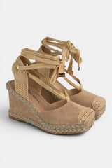 SANDALIA CUÑA SAND CLOTILDE