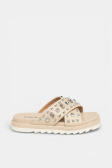 SANDALIA BIO CRUZADA TACHAS LILIANA