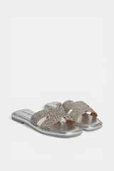 SANDALIA PLANA SILVER LUCIA