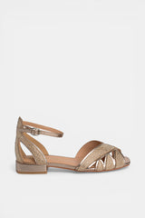 SANDALIA TOBILLO BRONCE MARWA