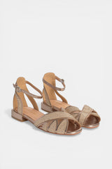 SANDALIA TOBILLO BRONCE MARWA