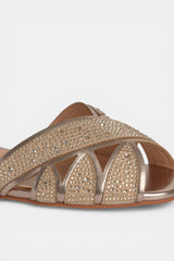 SANDALIA TOBILLO BRONCE MARWA