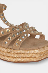 SANDALIA CUÑA SAND LUCY