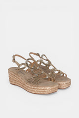 SANDALIA CUÑA BAGUETTE LOURDES