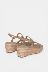 SANDALIA CUÑA BAGUETTE LOURDES