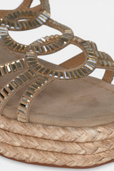 SANDALIA CUÑA BAGUETTE LOURDES